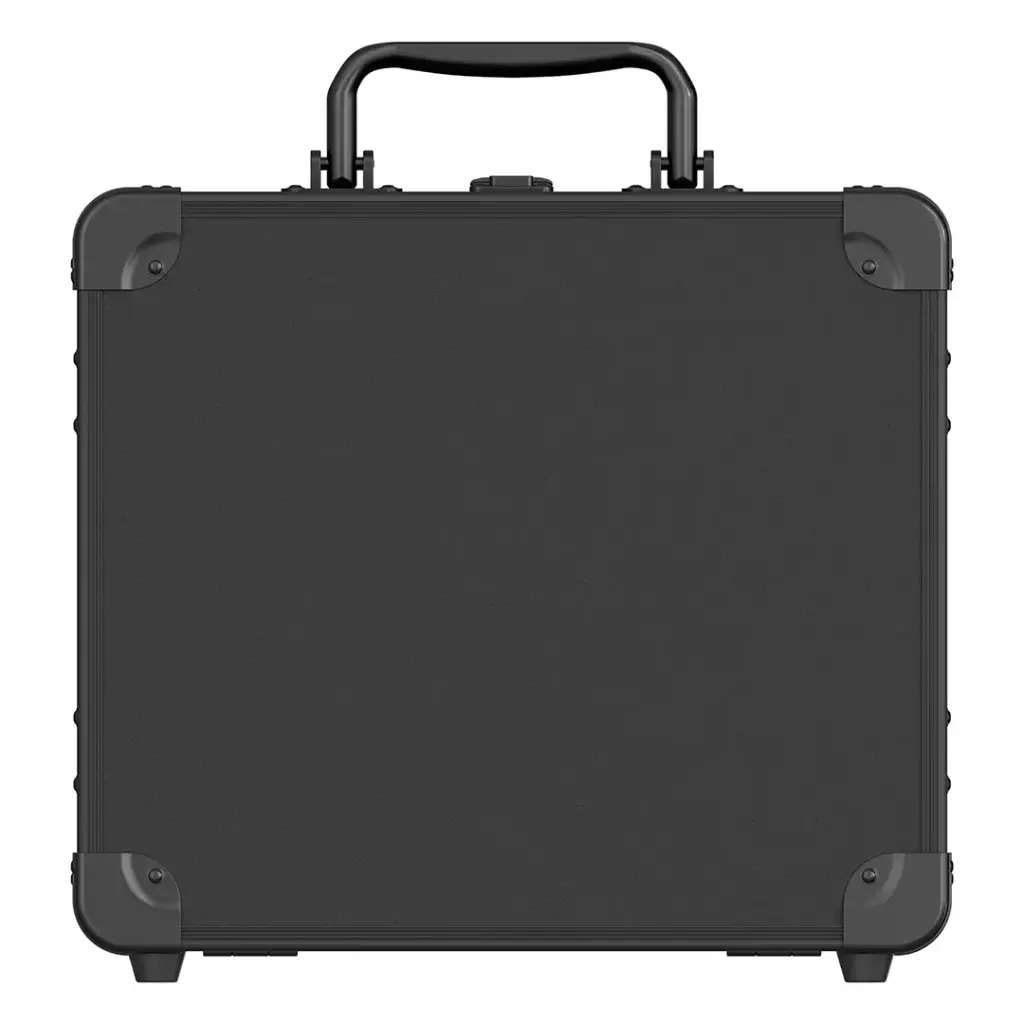 Levelo Elite Makeup Box Organizer With Mirror - Black